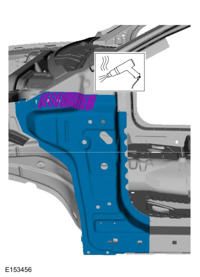 Ford Fusion. A-Pillar Outer Panel Section and Reinforcement. Removal and Installation