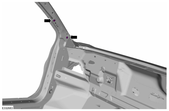 Ford Fusion. A-Pillar Reinforcement. Removal and Installation