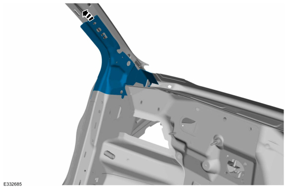 Ford Fusion. A-Pillar Reinforcement. Removal and Installation