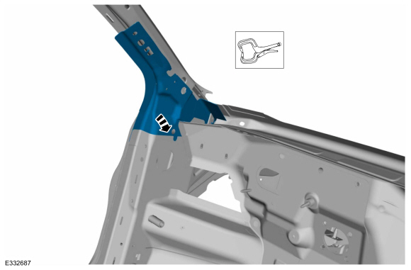 Ford Fusion. A-Pillar Reinforcement. Removal and Installation