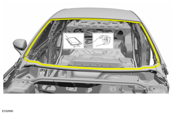 Ford Fusion. A-Pillar Reinforcement. Removal and Installation