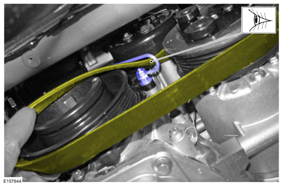 Ford Fusion. Accessory Drive Belt. Removal and Installation