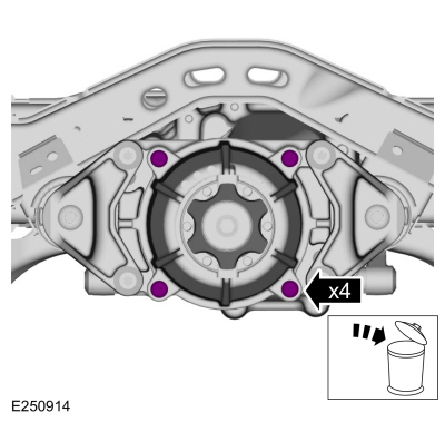 Ford Fusion. Active Torque Coupling Clutch. Removal and Installation