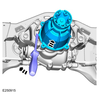 Ford Fusion. Active Torque Coupling Clutch. Removal and Installation