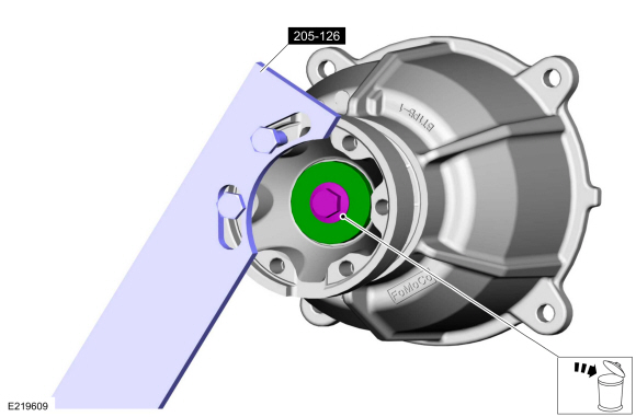 Ford Fusion. Active Torque Coupling Clutch. Removal and Installation