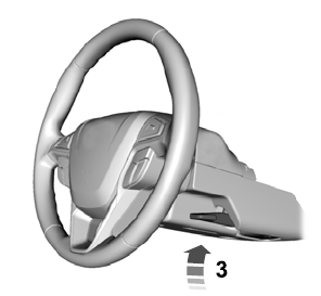 Ford Fusion. Adjusting the Steering Wheel