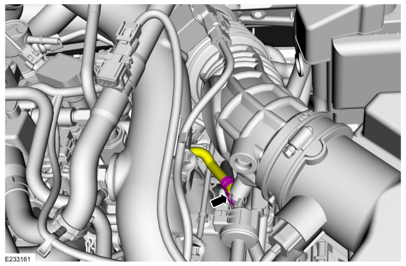 Ford Fusion. Air Cleaner Outlet Pipe. Removal and Installation