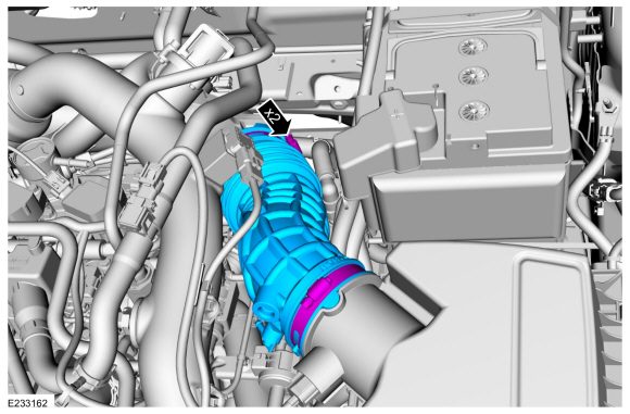 Ford Fusion. Air Cleaner Outlet Pipe. Removal and Installation