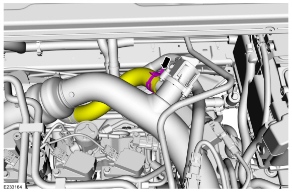 Ford Fusion. Air Cleaner Outlet Pipe. Removal and Installation