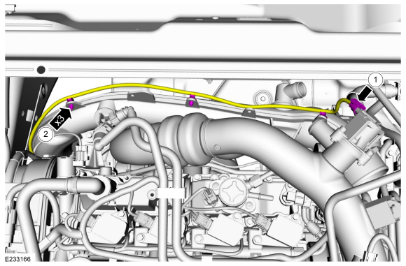 Ford Fusion. Air Cleaner Outlet Pipe. Removal and Installation