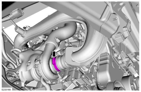 Ford Fusion. Air Cleaner Outlet Pipe. Removal and Installation