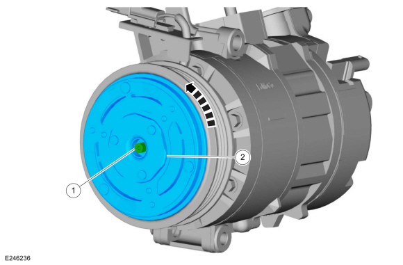 Ford Fusion. Air Conditioning (A/C) Clutch and Air Conditioning (A/C) Clutch Field Coil. General Procedures