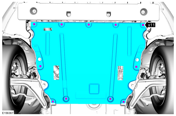 Ford Fusion. Air Conditioning (A/C) Compressor - 1.5L EcoBoost (118kW/160PS) – I4. Removal and Installation