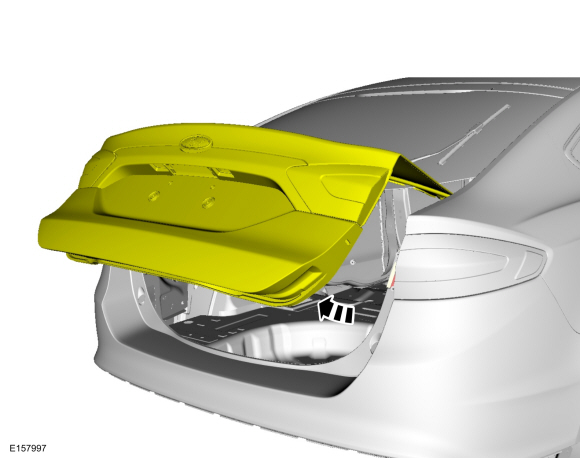 Ford Fusion. Audio Digital Signal Processing (DSP) Module. Removal and Installation