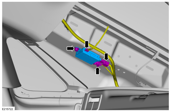 Ford Fusion. Audio Unit Antenna. Removal and Installation