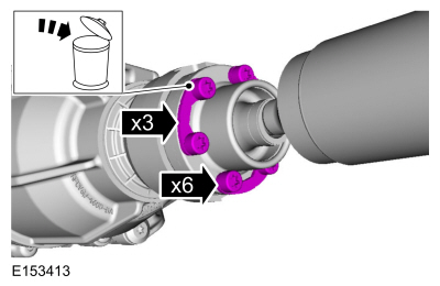 Ford Fusion. Axle Assembly. Removal and Installation