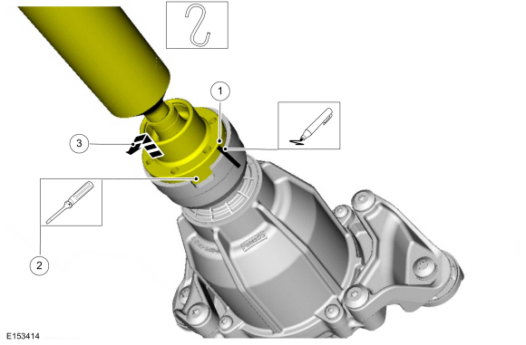 Ford Fusion. Axle Assembly. Removal and Installation