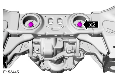 Ford Fusion. Axle Assembly. Removal and Installation