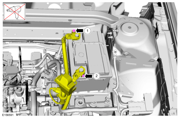 Ford Fusion. Battery Disconnect and Connect. General Procedures