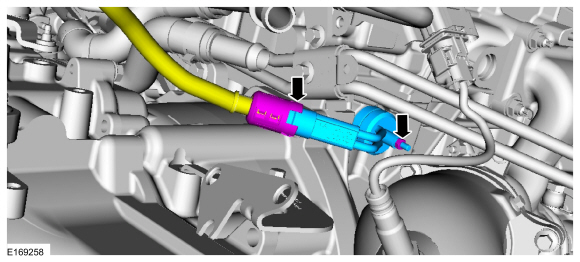 Ford Fusion. Block Heater. Removal and Installation