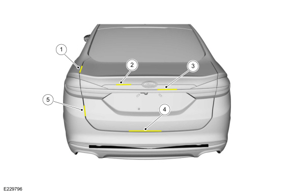 Ford Fusion. Body and Frame. Description and Operation