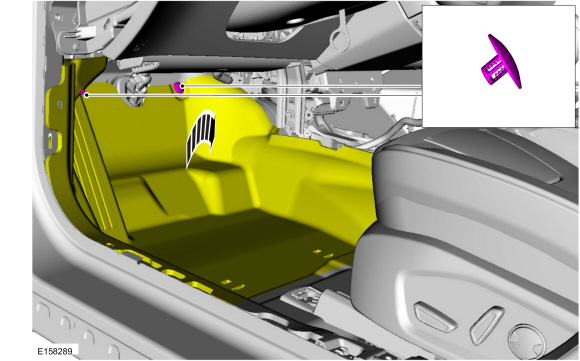 Ford Fusion. Body Control Module (BCM). Removal and Installation