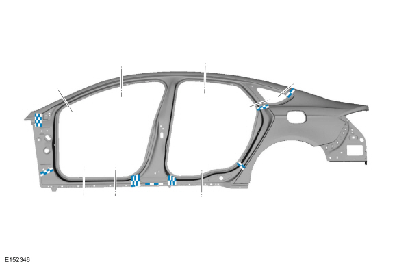 Ford Fusion. Body Panel Sectioning. General Procedures