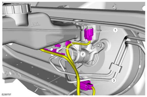 Ford Fusion. Brake Booster. Removal and Installation