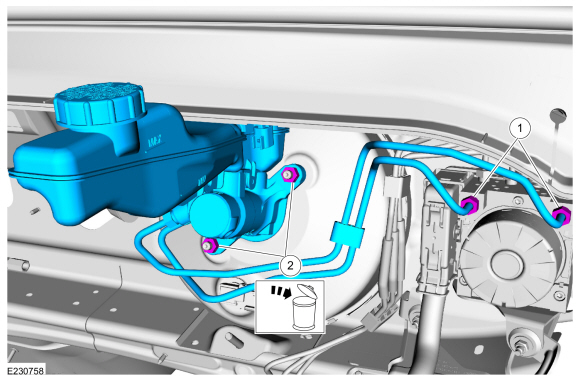 Ford Fusion. Brake Booster. Removal and Installation