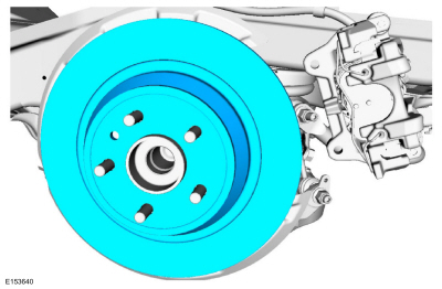 Ford Fusion. Brake Disc. Removal and Installation