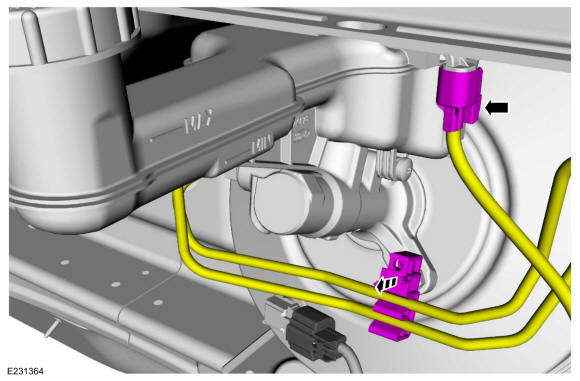 Ford Fusion. Brake Master Cylinder. Removal and Installation