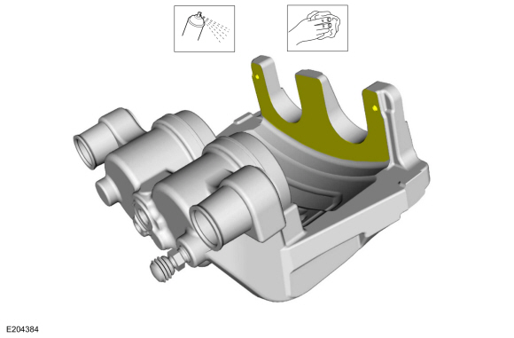 Ford Fusion. Brake Pads - 2.7L EcoBoost (238kW/324PS). Removal and Installation