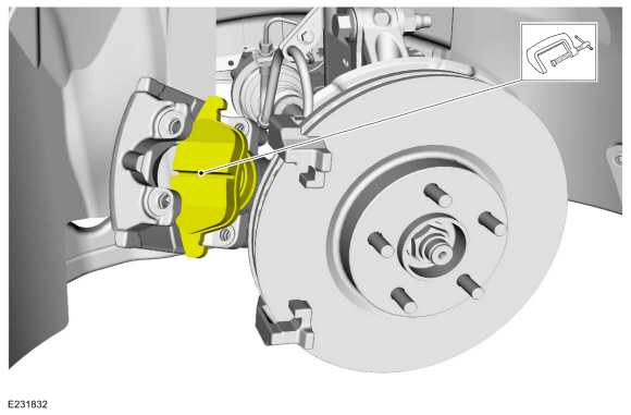 Ford Fusion. Brake Pads. Removal and Installation