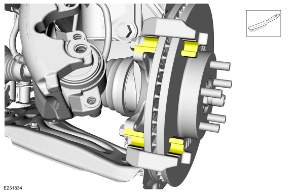 Ford Fusion. Brake Pads. Removal and Installation