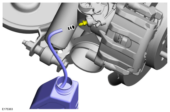 Ford Fusion. Brake System Pressure Bleeding. General Procedures