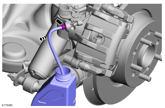 Ford Fusion. Brake System Pressure Bleeding. General Procedures