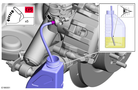 Ford Fusion. Brake System Pressure Bleeding. General Procedures