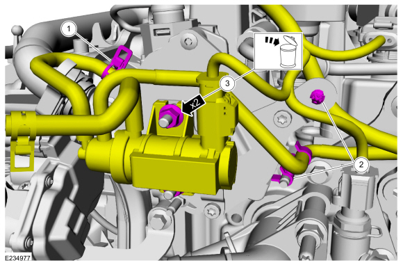 Ford Fusion. Brake Vacuum Pump - 1.5L EcoBoost (118kW/160PS) – I4. Removal and Installation