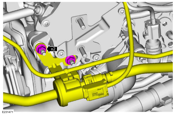 Ford Fusion. Brake Vacuum Pump - 1.5L EcoBoost (118kW/160PS) – I4. Removal and Installation