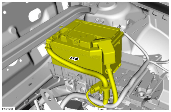 Ford Fusion. Brake Vacuum Sensor. Removal and Installation