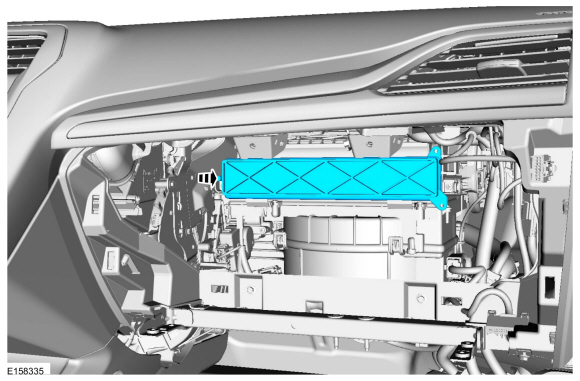 Ford Fusion. Cabin Air Filter. Removal and Installation