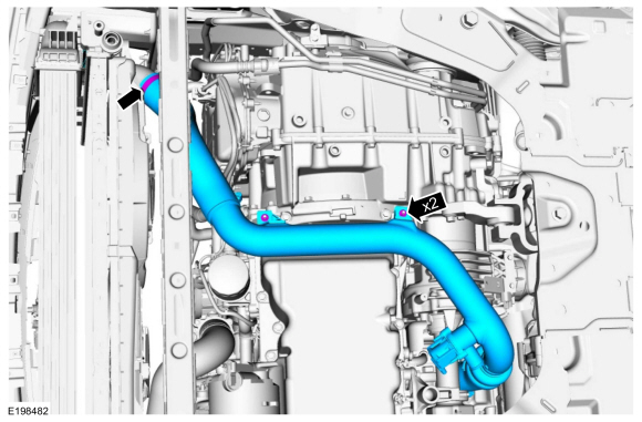 Ford Fusion. Cabin Heater Coolant Pump - 1.5L EcoBoost (118kW/160PS) – I4. Removal and Installation