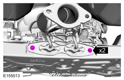 Ford Fusion. Catalytic Converter. Removal and Installation