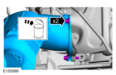 Ford Fusion. Catalytic Converter. Removal and Installation