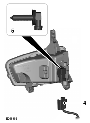 Ford Fusion. Changing a Bulb