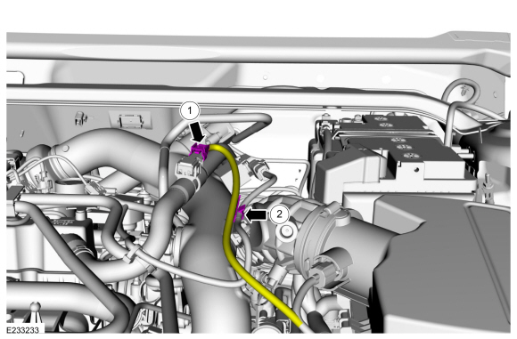 Ford Fusion. Charge Air Cooler (CAC) Intake Pipe. Removal and Installation