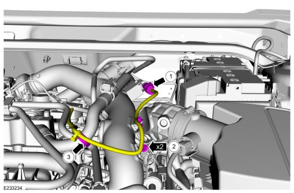 Ford Fusion. Charge Air Cooler (CAC) Intake Pipe. Removal and Installation