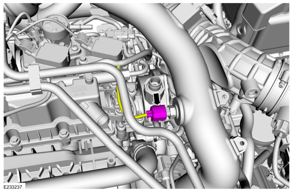 Ford Fusion. Charge Air Cooler (CAC) Intake Pipe. Removal and Installation