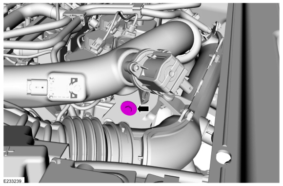 Ford Fusion. Charge Air Cooler (CAC) Intake Pipe. Removal and Installation