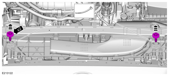 Ford Fusion. Charge Air Cooler (CAC) Radiator. Removal and Installation